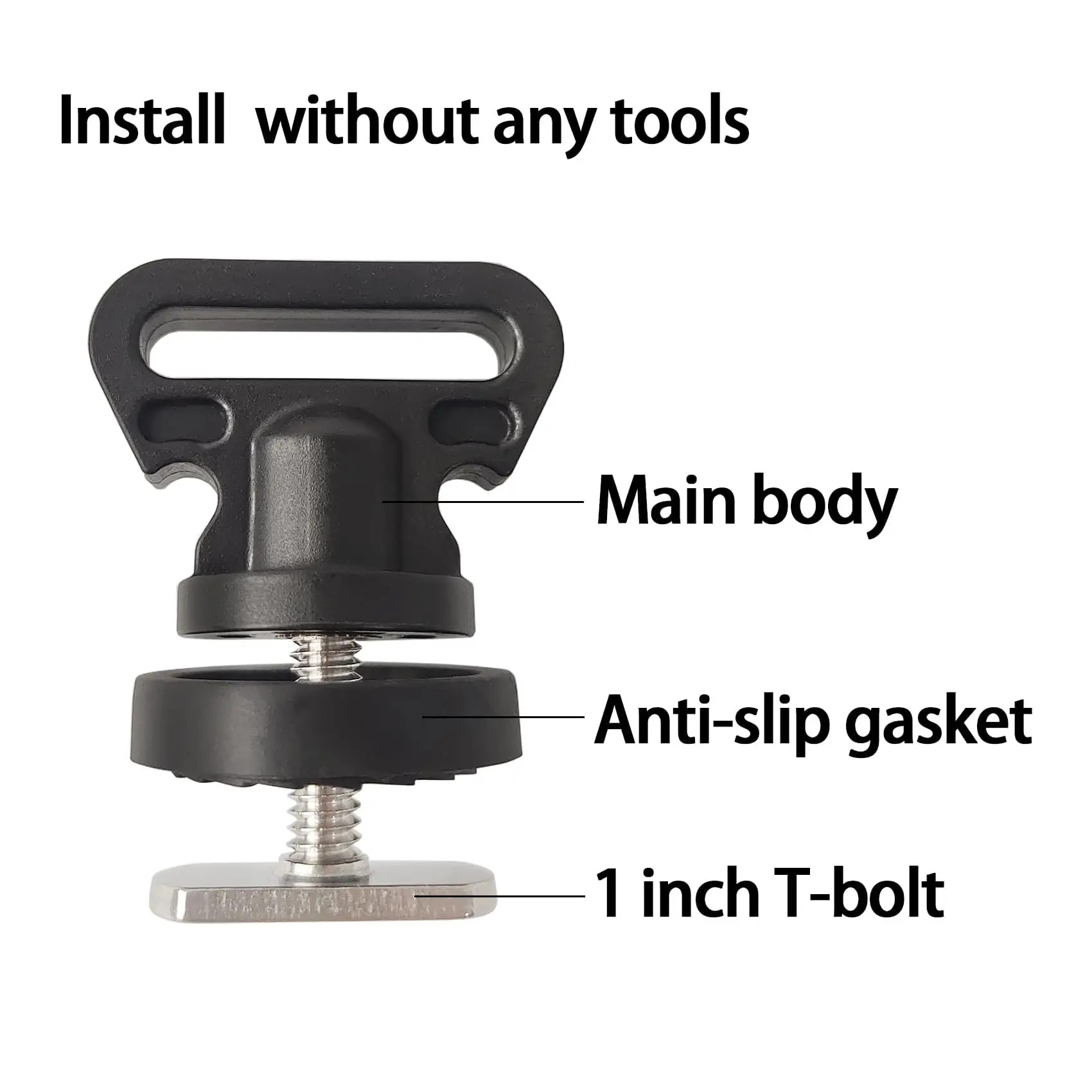 Kajak Track Tie Down Anker Mou - Fish Finder Mount recensie en prijs