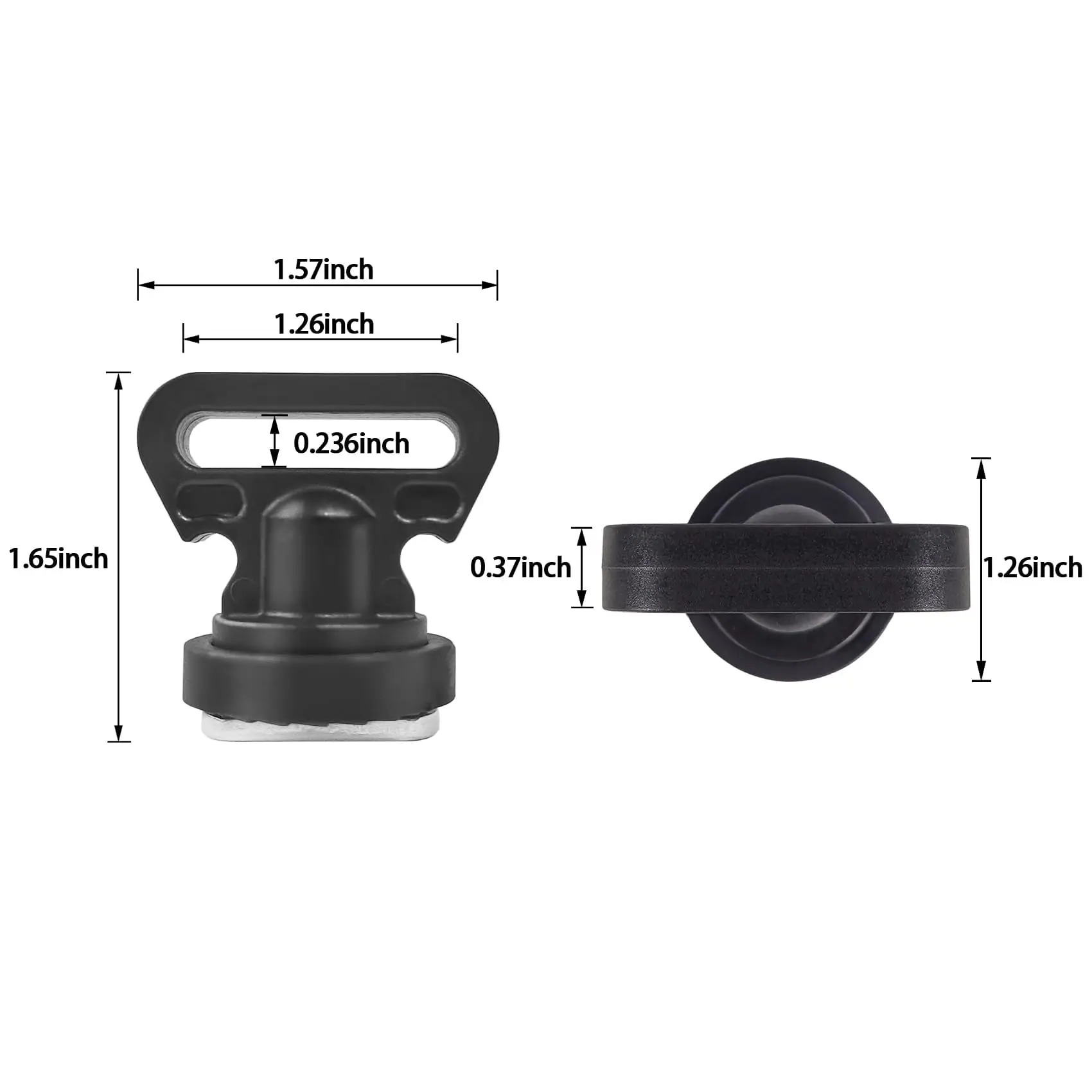 Kajak Track Tie Down Anker Mou - Fish Finder Mount recensie en prijs